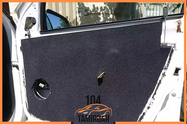 مزایای صداگیری حرفه‌ای سمند EF7 در تعمیرگاه 104